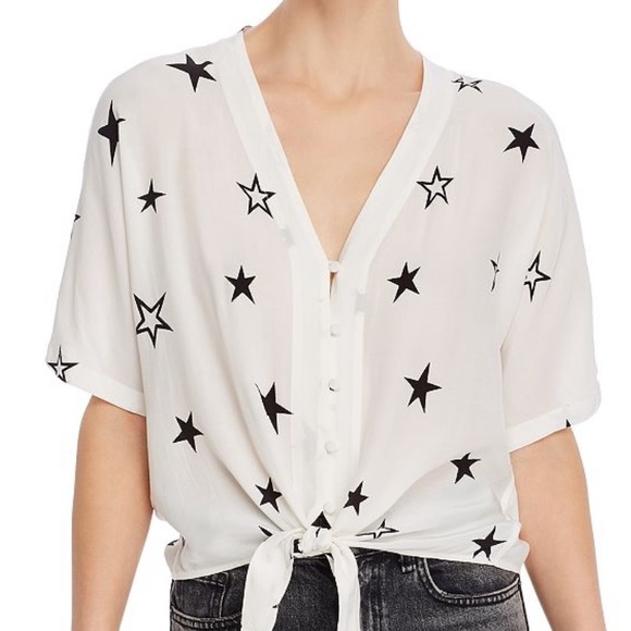 Rails Tops - RAILS Thea Tie-front Top In Stellar Star Top